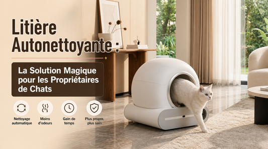 Litière Autonettoyante  La Solution Magique pour les Propriétaires de Chats