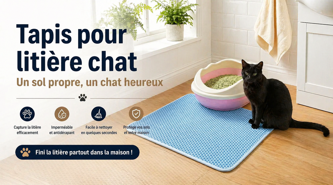 tapis pour litière chat