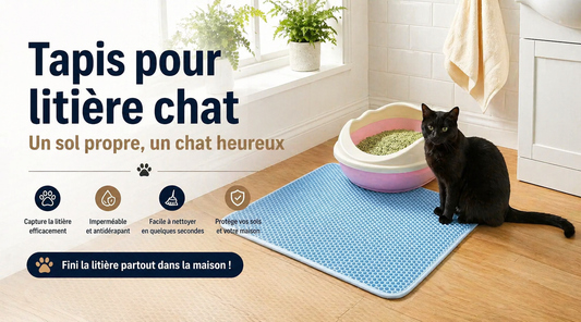 tapis pour litière chat