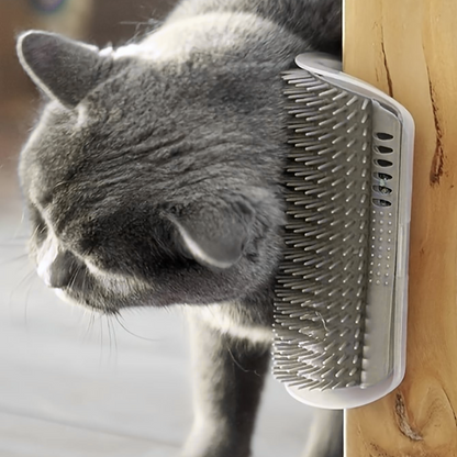 Grattoir Chat - PurrCornerGroomer™ - Gris