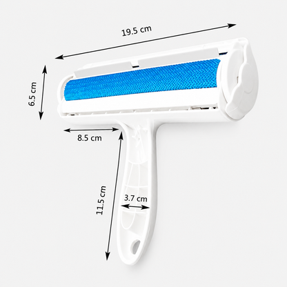 Brosse anti poil bleu dimensions