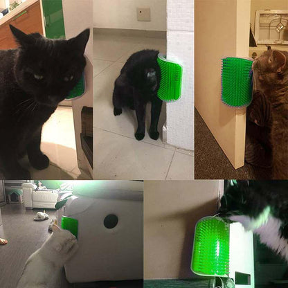 Grattoir Chat - PurrCornerGroomer™ -  Vert