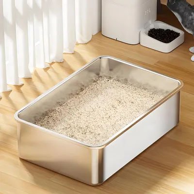 bac à litière chat à côté