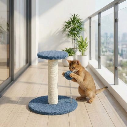 griffoir chat bleu balcon