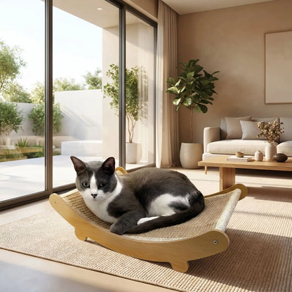 griffoir chat hammock salon chat noir blanc