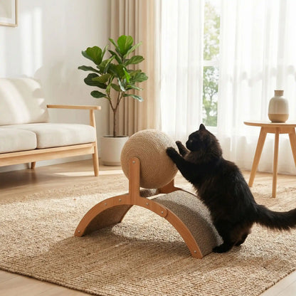 griffoir chat tunnel boule chat noir
