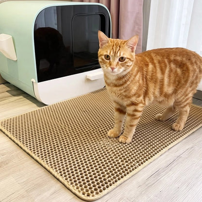Tapis litière Chat avec chat tigre