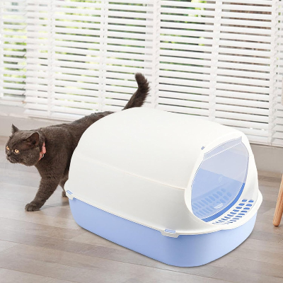 Bac à Litière Chat - SandboxCats™ - Bleu